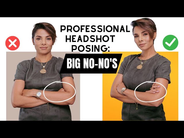 WARNING: Don't Do This When Taking Professional Headshots - Common Posing Mistakes To Avoid