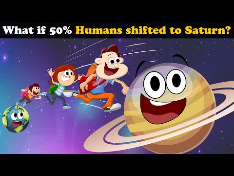 What if 50% Humans shifted to Saturn? + more videos | @AumSum - Science #aumsum #kids #whatif