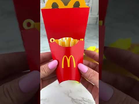 Fidgets that Look Like McDonald's Happy Meal Food Satisfying Video ASMR! #shorts #fidgets #asmr