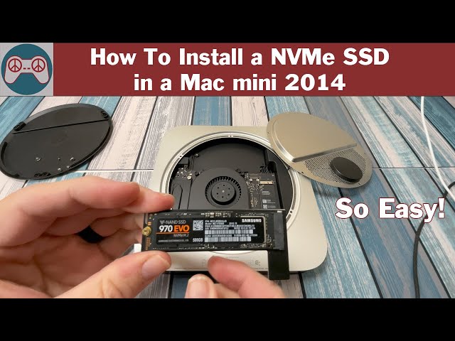 How to add a NVMe SSD to a 2014 Mac mini - Quick and Easy!