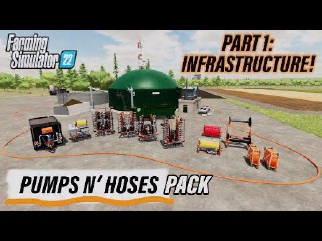 Pt 1 | COMPLETE GUIDE to PUMPS N’ HOSES PACK/DLC | FS22 Farming Simulator 22 | INFO SHARING PS5.