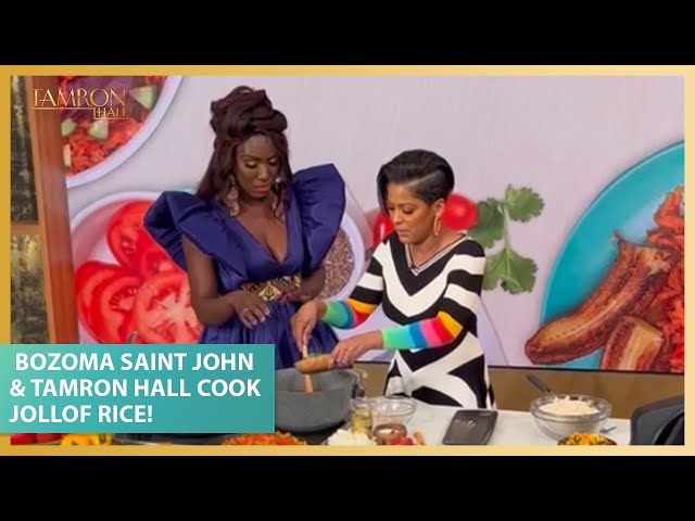 Bozoma Saint John & Tamron Hall Cook Jollof Rice!