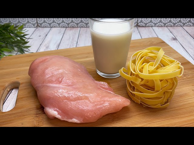 Chicken breast with pasta recipe! Will be your favorite food!
