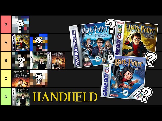Harry Potter Games Ranked (Handhelds) Tier List | FLANDREW