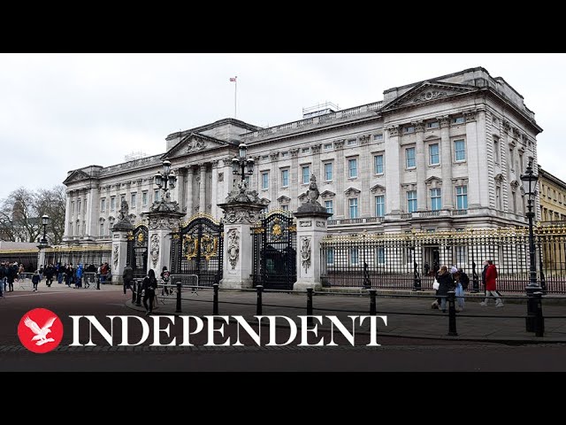 Live: View of Buckingham Palace after Princess of Wales announces cancer diagnosis