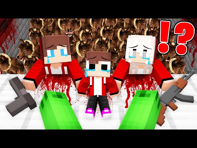Maizen Family Escape from WEREWOLF Apocalypse in Minecraft! - Parody Story(JJ and Mikey TV)