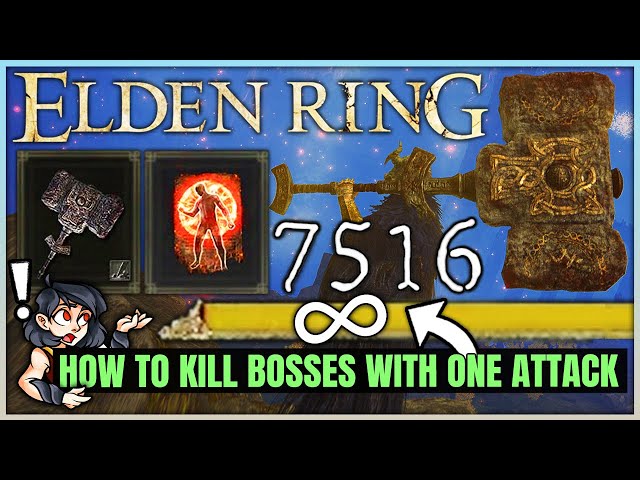 How to Kill Bosses in ONE HIT - Highest Damage Possible - Best Strength Build Guide - Elden Ring!