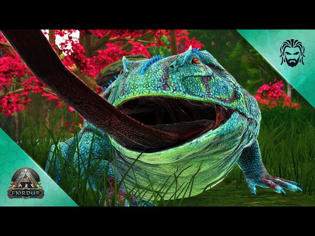 I Tamed A Frog To Get Unlimited Cementing Paste! - ARK Fjordur [E23]