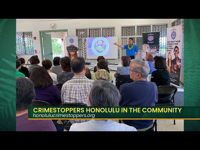 Crimestoppers Honolulu in the Community