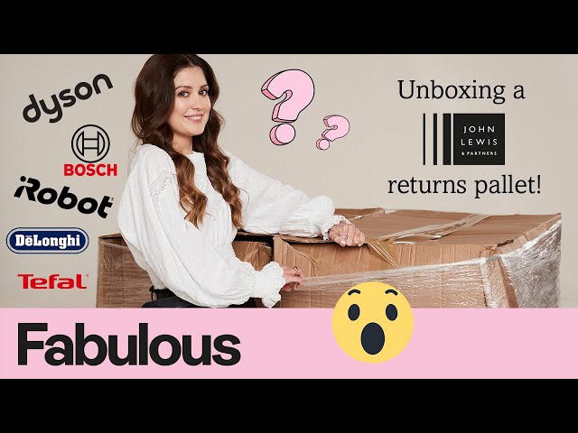 I got a pallet of returns from John Lewis at auction - let's unbox it!