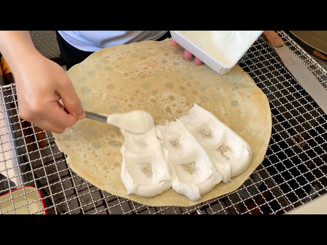 Japanese Street Food - Strawberry and Chocolate Crepe