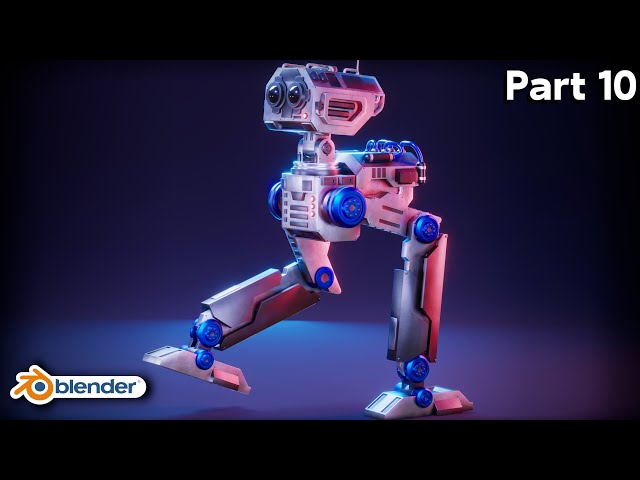 Sci-Fi Mech Robot - Part 10 (Blender Tutorial)