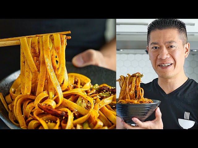 You won't believe how Easy + Crazy Delicious this Noodle recipe is
