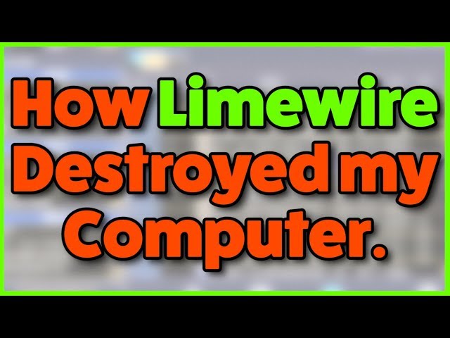 How LimeWire Broke My PC... - Virus Investigations 45