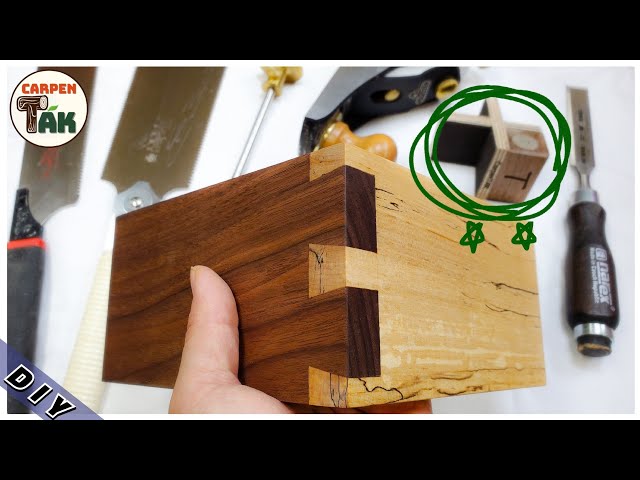 ⚡ The dovetail joint by hand is perfect with this!!/ Woodworking/ Saw Guide Hacks/ DIY