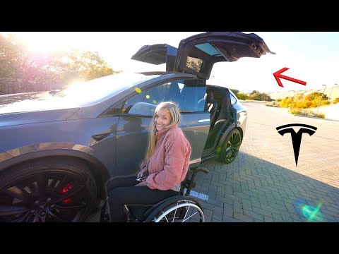 The Best Car for Someone in a Wheelchair?! - Our new Tesla Model X!