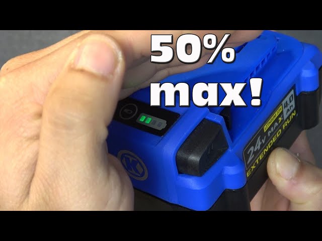 How to repair a power tool battery that stops charging at 50%