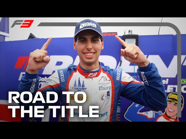 Gabriel Bortoleto's Road To Championship Glory! | 2023 FIA Formula 3 Championship