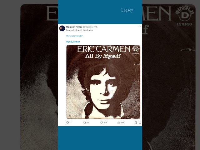RIP Hungry Eyes singer Eric Carmen (1949–2024) #rip #ericcarmen
