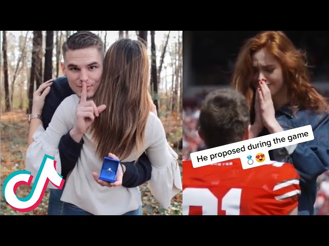 PROPOSAL THAT ARE HEART MELTING  on TikTok, Try NOT to Cry 😭 Wedding & Marriage Proposals