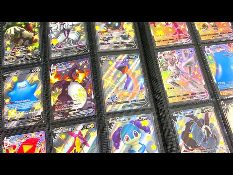 Trying For a 100% COMPLETE Shining Fates Pokemon Card Binder!