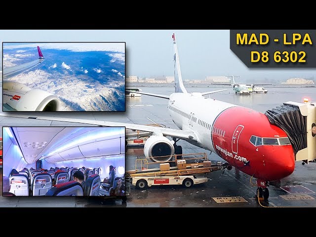 TRIP REPORT | Norwegian | MADRID - GRAN CANARIA | SKY INTERIOR Boeing 737
