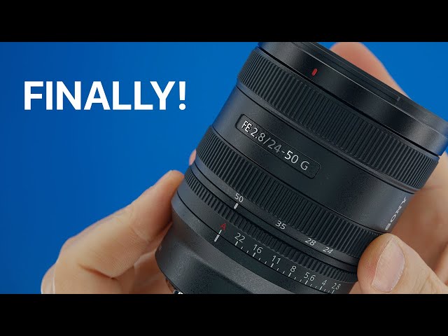 Finally a Faster G Zoom Lens - Sony 24-50MM f2.8 G