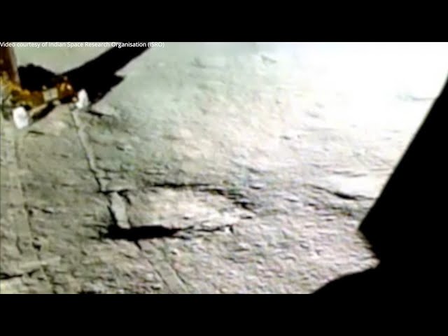 Chandrayaan-3 - Pragyan rover travels on the lunar surface
