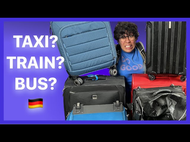 Moving to Germany with LOTS of luggage? Watch THIS!