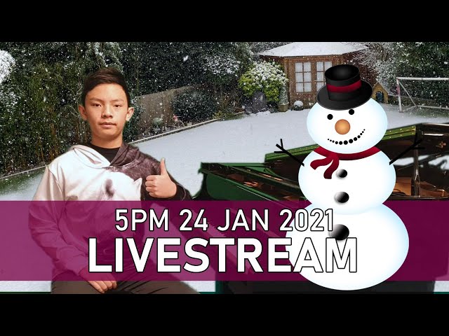 Sunday 5PM UK Piano Livestream Sea Shanty + Drivers License | Cole Lam 13 Years Old