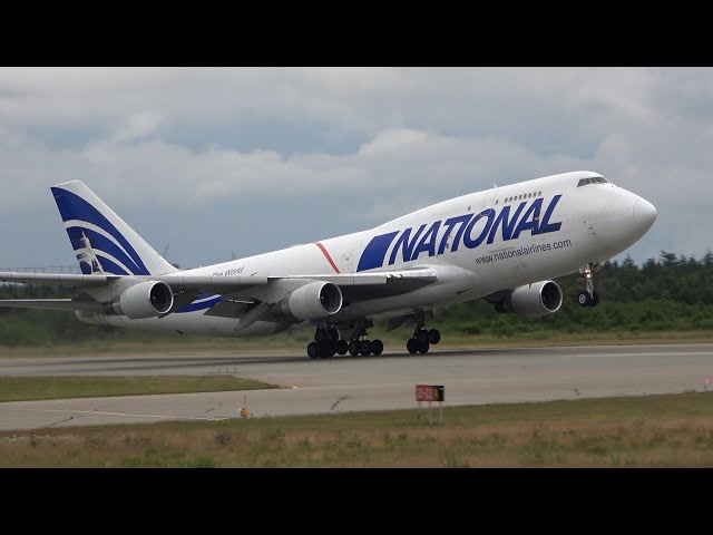 National Airlines - Boeing 747 - Takeoff & Landing