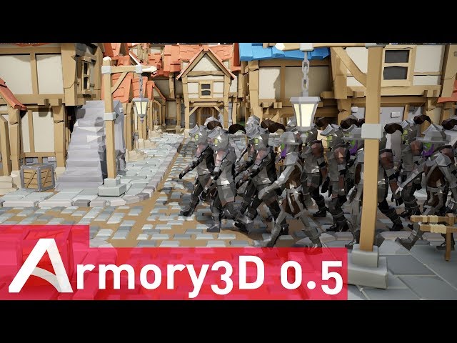 Armory 3D 0.5 Blender Powered Game Engine Released