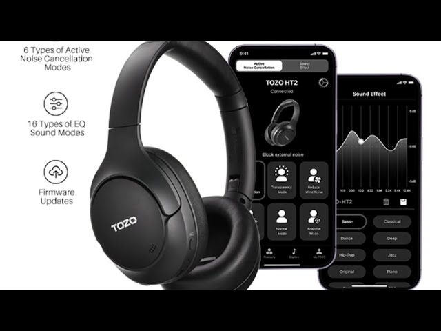 Tozo HT2 Headphones full unboxing and review.