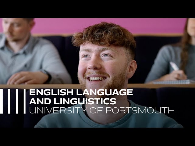 Why choose English Language and Linguistics? | University of Portsmouth