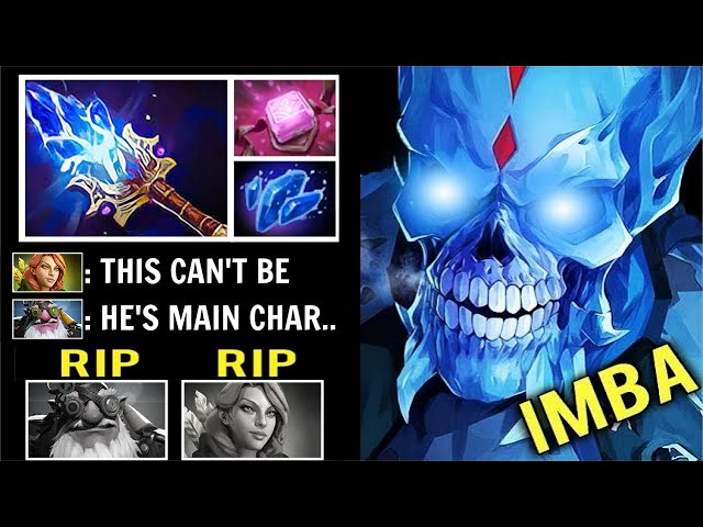 When You Play Lich as a Main Character! Crazy Scepter + Phylactery Build Support to Carry Dota 2