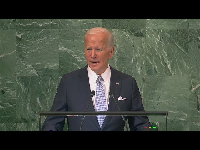 President Biden addresses the United Nations