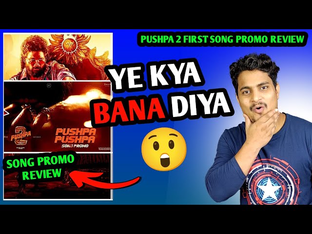 Pushpa Pushpa Song Promo Review | Pushpa 2 First Single Promo Review | Pushpa Title Track Promo