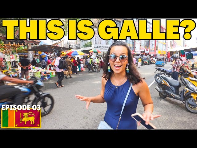 EP 03: ALL SIDES OF GALLE, SRI LANKA 🇱🇰 (exactly what we needed!) [Galle Sri Lanka Travel Vlog]