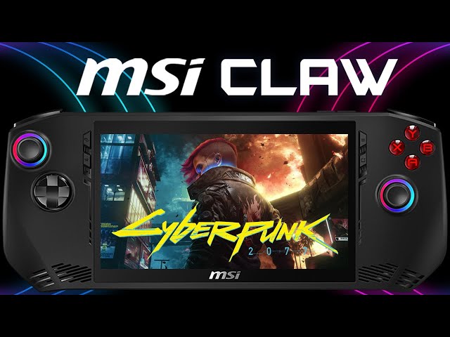 Cyberpunk 2077 MSI Claw | 40W Ultra | XeSS 1.2 | FSR 2.1