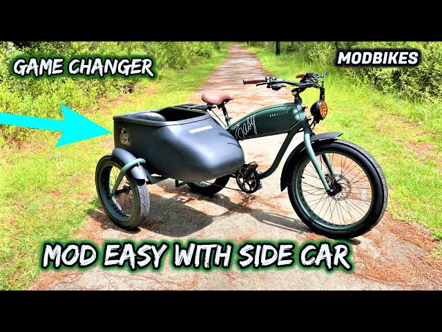 WWII E-bike with a Side Car? You need one of these | MOD EASY WITH SIDE CAR