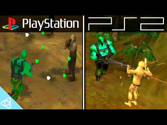 Army Men: Green Rogue - PS1 vs. PS2 | Side by Side