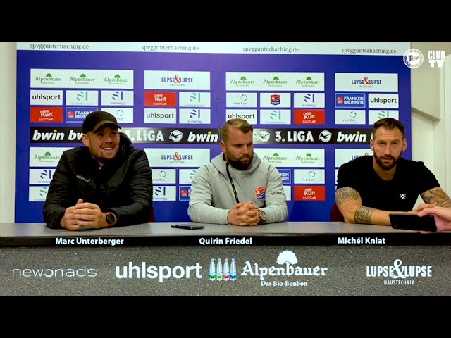 #07 SpVgg Unterhaching: Die Pressekonferenz nach dem Spiel