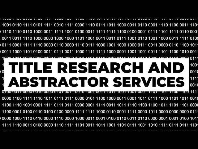 DataTree Hacks: How to Do Title Research and Hire Abstractor Services