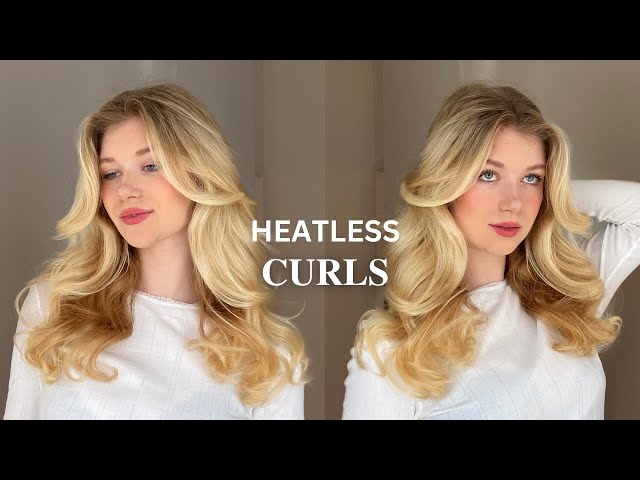 BIG Heatless Curls Tutorial