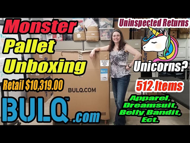 Monster Pallet Unboxing - 512 Items - Unicorns? - What is that all about? - Uninspected Returns
