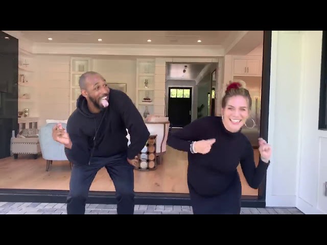 tWitch and Allison Holker dance to "Motivation" by Normani (33 Weeks Pregnant)