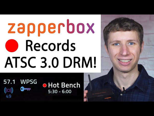 The Zapperbox M1 Now Records ATSC 3.0 DRM Channels!