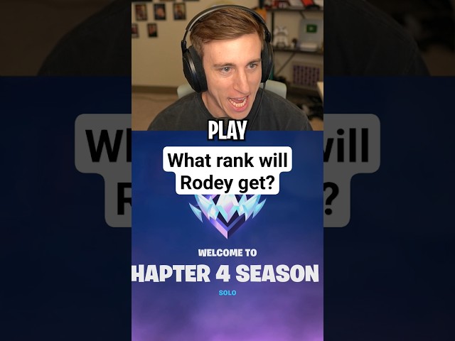 My NEW Rank after the Fortnite Ranked Reset!