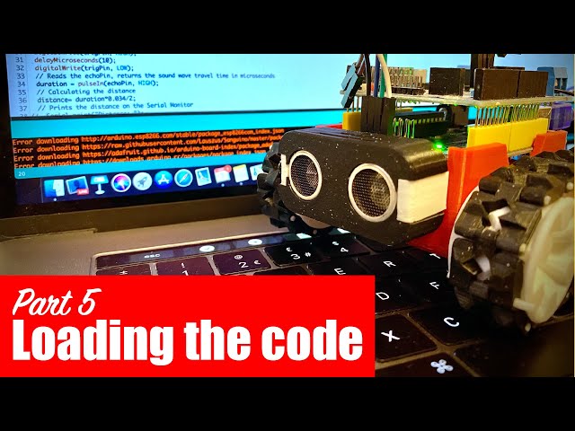 Loading the SMARS Arduino code