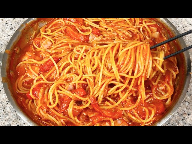 Few people cook spaghetti like this. This recipe was told to me by my village uncle